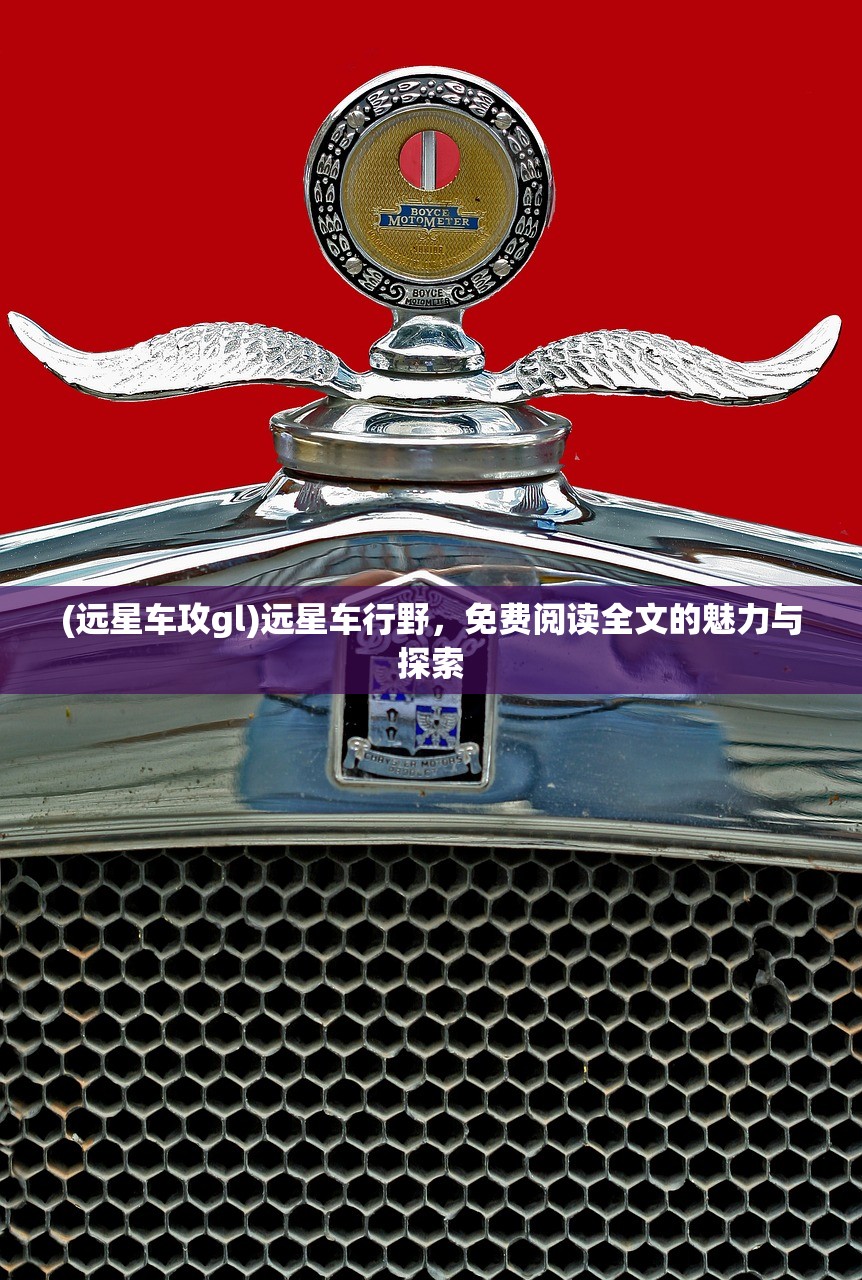 (远星车攻gl)远星车行野,免费阅读全文的魅力与探索 (远星车攻gl)远星车行野,免费阅读全文的魅力与探索