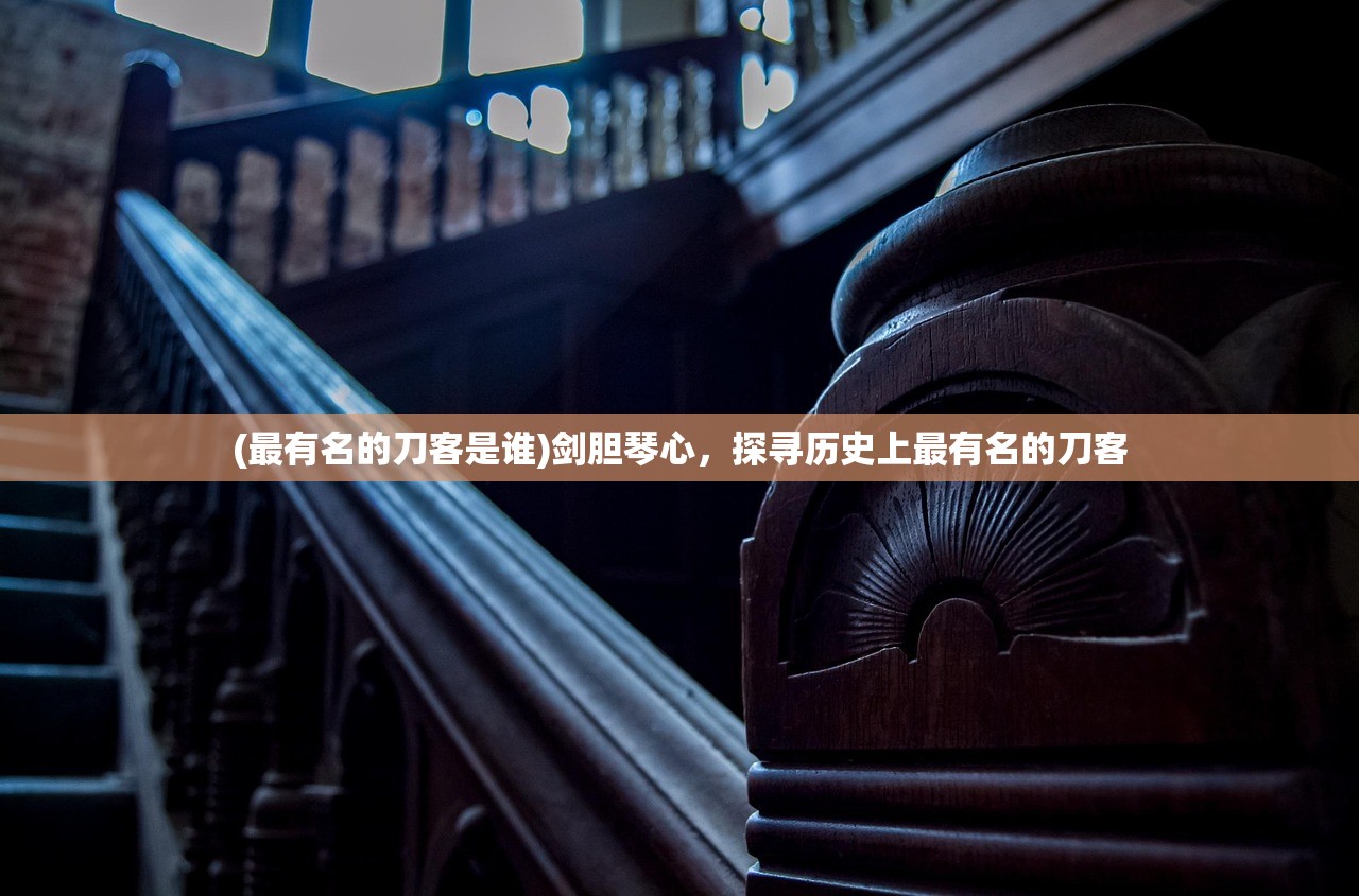 (最有名的刀客是谁)剑胆琴心，探寻历史上最有名的刀客